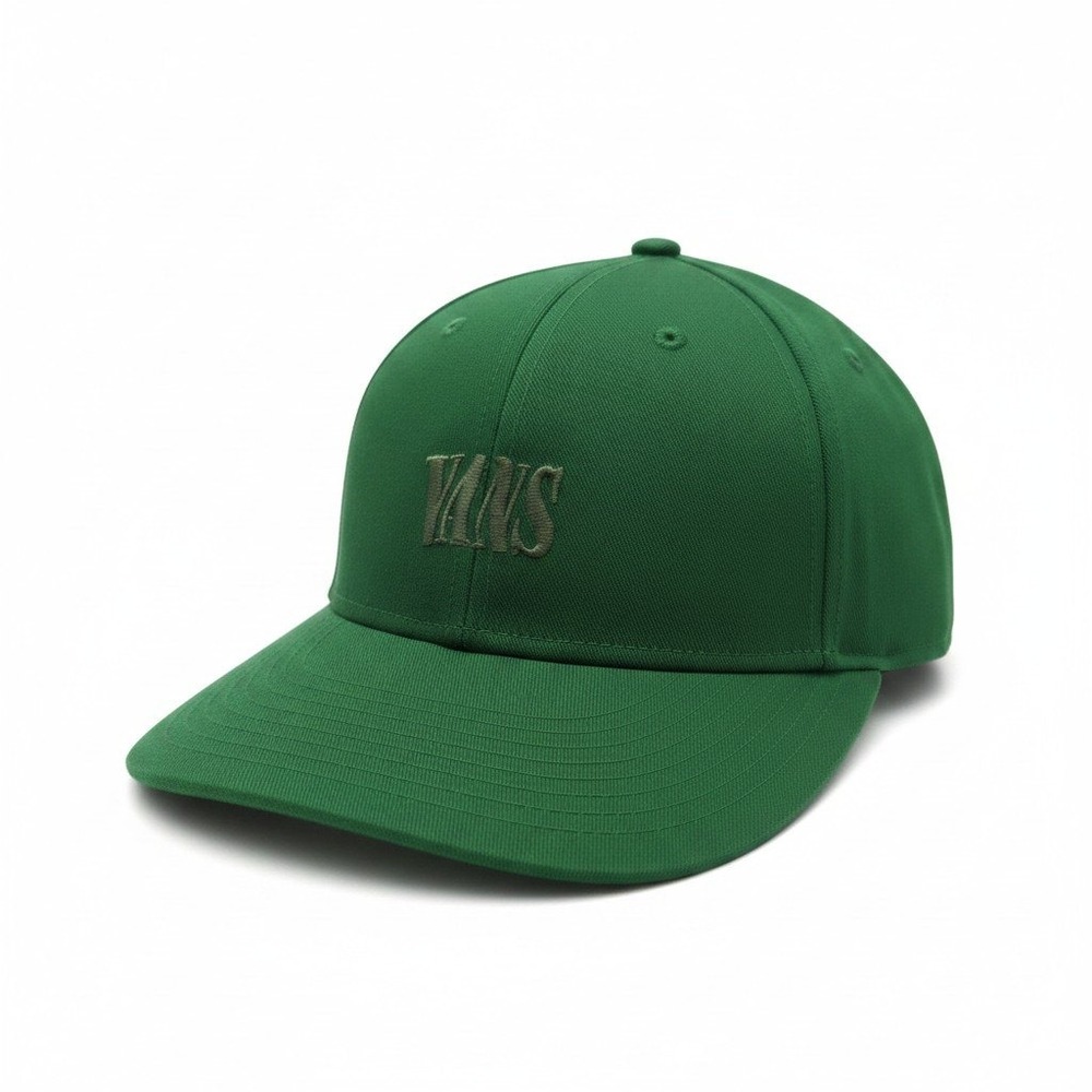 Vans Loosid Snapback Hat Green Adjustable‎ Flat Brim Cap